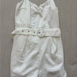 Lulu's Chic White Romper